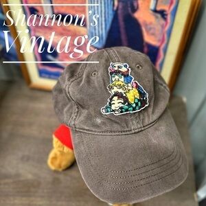 Demon slayer graphic on A&F dad hat
